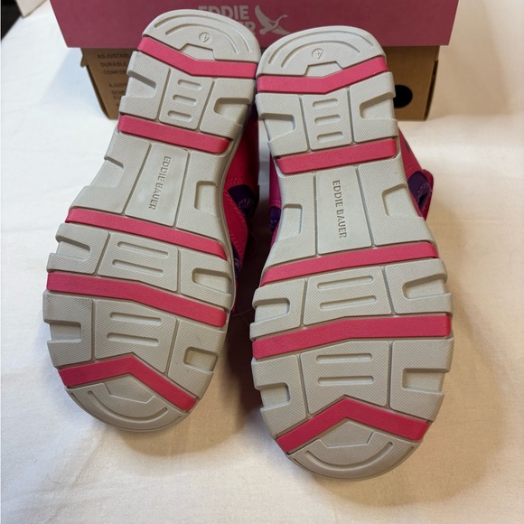 Eddie Bauer Girls' Hot Pink and Purple Sport Sandals - Picture 5 of 5